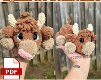 Highland Cow Crochet Pattern- Digital File