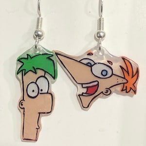 Phineas and Ferb earrings