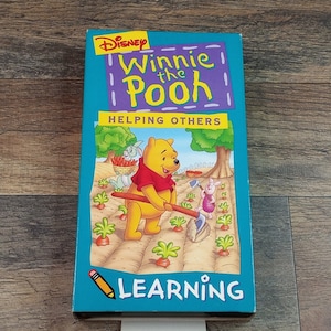 Disney Winnie The Pooh: Helping Others Learning VHS Movie Free Shipping