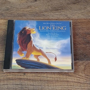 Disney The Lion King Original Motion Picture Soundtrack Audio CD, 1994 * Free Shipping