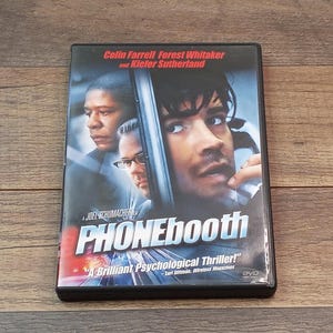 Phonebooth * 2002 Thriller/Crime DVD * Colin Farrell, Forest Whitaker, Kiefer Sutherland, Katie Holmes