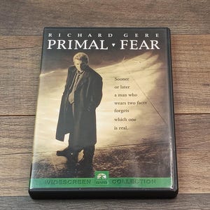 Primal Fear * 1996 Thriller/Crime DVD, Widescreen Collection * Richard Gere