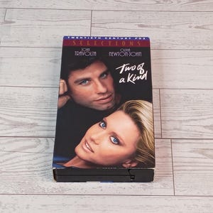 Two of A Kind VHS 1983 Movie * Comedy, Romance * John Travolta, Olivia Newton-John