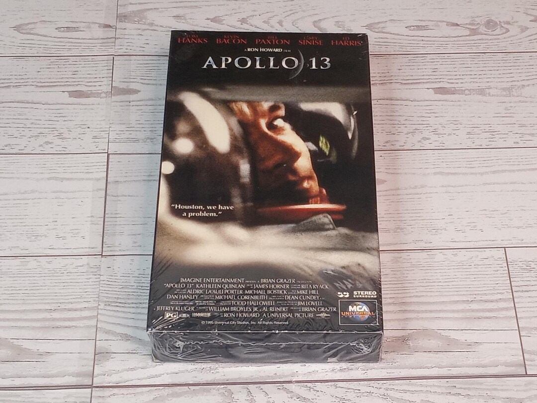 Apollo 13 * 1995 Adventure/action VHS Movie * Tom Hanks, Kevin Bacon ...