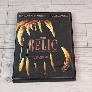 The Relic DVD * Horror/Sci-fi Movie * Penelope Ann Miller, Tom Sizemore
