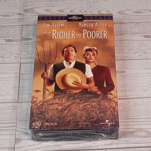 For Richer or Poorer VHS 1997 * Comedy/Family Movie * Tim Allen, Kirstie Alley New Sealed