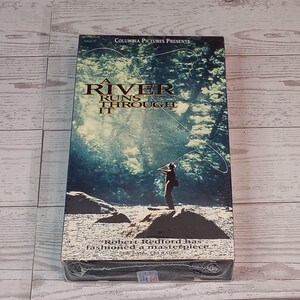 A River Runs Through It VHS 1992 * Family/Drama Movie * Robert Redford, Brad Pitt New Sealed Free Shipping