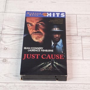 Just Cause VHS 1995 Movie * Thriller, Mystery * Sean Connery, Laurence Fishburne, Scarlett Johansson