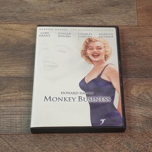 Monkey Business DVD 1952 Black & White Movie * Marilyn Monroe, Cary Grant, Ginger Rogers * Free Shipping