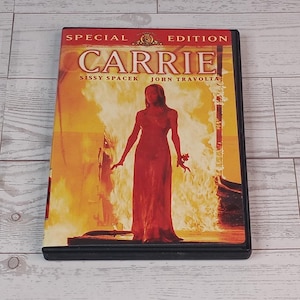 Carrie DVD 1976 * Horror/Mystery Movie * Sissy Spacek, John Travolta