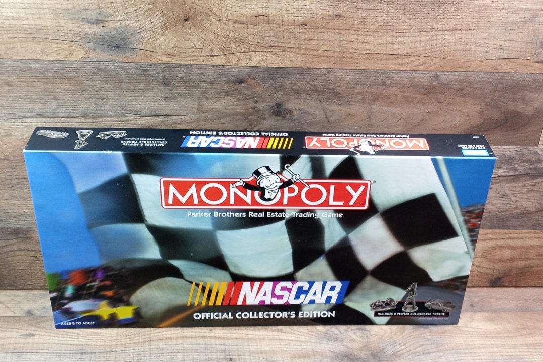Vintage 1997 Monopoly Nascar Official Collectors Edition by - Etsy