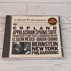 Copland Appalachian Spring Bernstein CD 1981