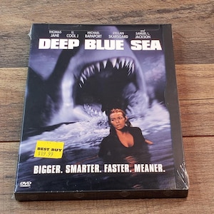 Deep Blue Sea DVD 1999 Movie * Horror, Sc-fi * LL Cool J, Samuel L Jackson New Factory Sealed Free Shipping