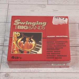 Swinging To The Big Bands Classic Collection CD 4-Disc Set 1998 New Sealed Free Shipping