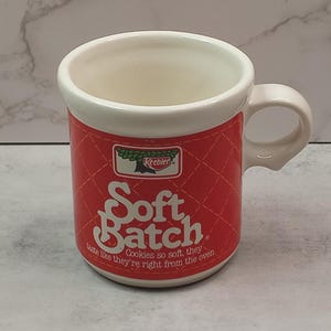 Vintage Keebler Soft Batch Cookies Advertising Coffee Tea Mug