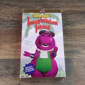 Barney&#39;s Imagination Island - Classic Collection - VHS Free Shipping