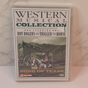 Western Musical Collection: Song Of Texas * DVD, B/W * Roy Rogers, Trigger The Horse New Sealed Free Shipping