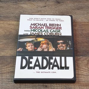 Deadfall DVD 1993 Movie * Thriller, Comedy * Nicolas Cage, James Coburn Free Shipping