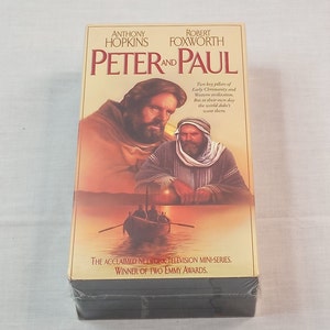Peter and Paul VHS 2 Cassette Set 1981 Movie * Drama * Anthony Hopkins, Robert Foxworth New Factory Sealed Free Shipping