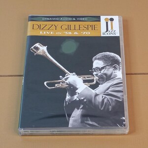 Jazz Icons: Dizzy Gillespie - Live in &#39;58 & &#39;70 DVD Free Shipping