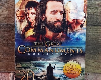 The Great Commandments Collection - The Living Christ Series + Bible Stories - 3-Disc DVD New Sealed