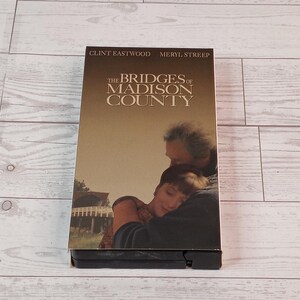 The Bridges of Madison County VHS 1995 Movie * Romance, Drama  * Clint Eastwood, Meryl Streep