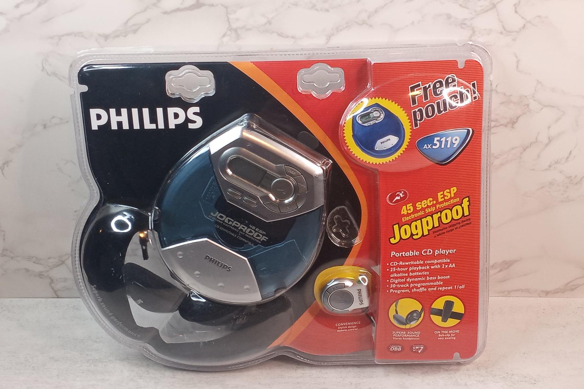 【中古】「未使用品」［CD］Fast Life (Clean) Vintage Philips Jogproof 45 ESP Skip Protection Portable CD Player