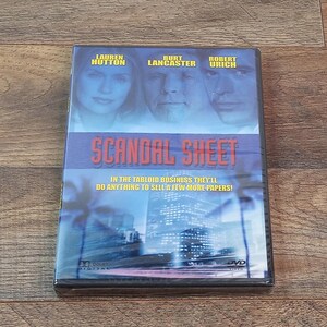 Scandal Sheet DVD 1985 Movie - Drama - Burt Lancaster, Lauren Hutton, Robert Urich New Factory Sealed Free Shipping