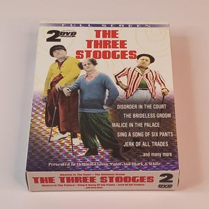 The Three Stooges * The Brideless Groom / Jerk of All Trades / Disorder In The Court * Comedy/Slapstick DVD, 2-Disc Set Full Screen