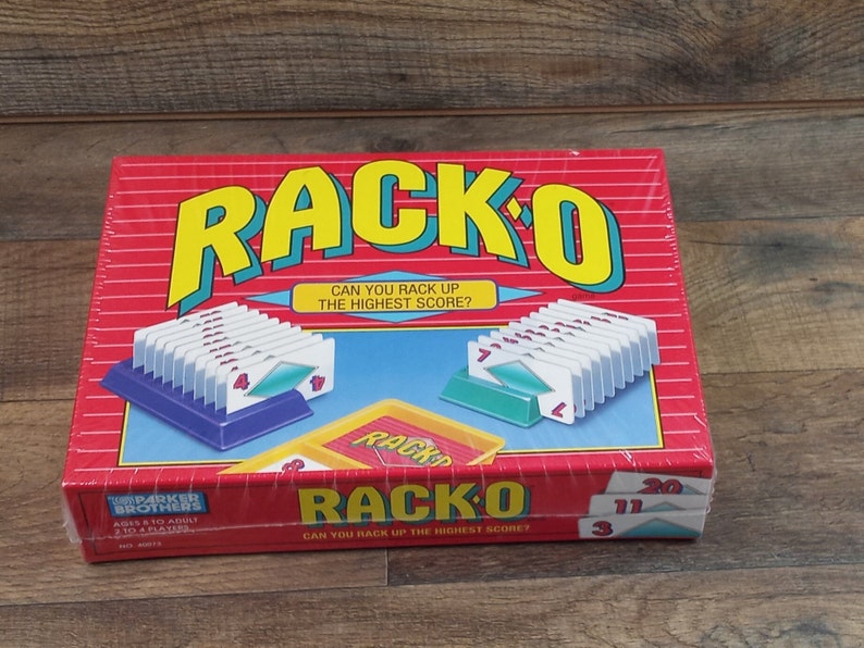Factory Sealed Vintage 1992 Racko Card Game Board Game Etsy