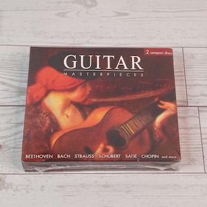 Guitar Masterpieces Beethoven, Bach, Chopin, Strauss CD 2-Disc Set * New Sealed