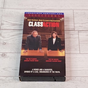 Class Action VHS 1991 Movie * Thriller, Drama * Gene Hackman, Mary Elizabeth Mastrantonio Free Shipping