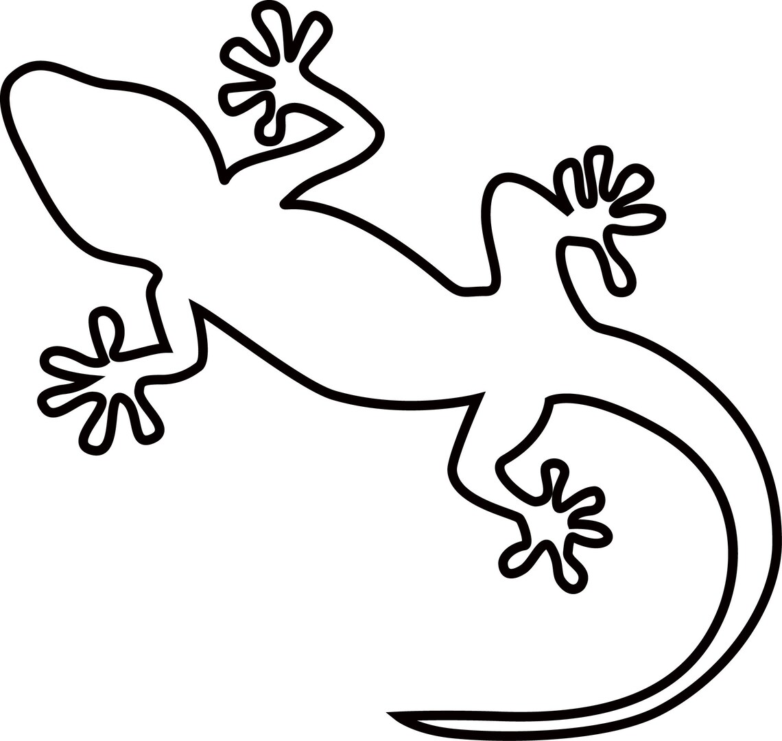 Reptile Svg Lizard Svg Reptile Outline Svg Gecko Svg - Etsy