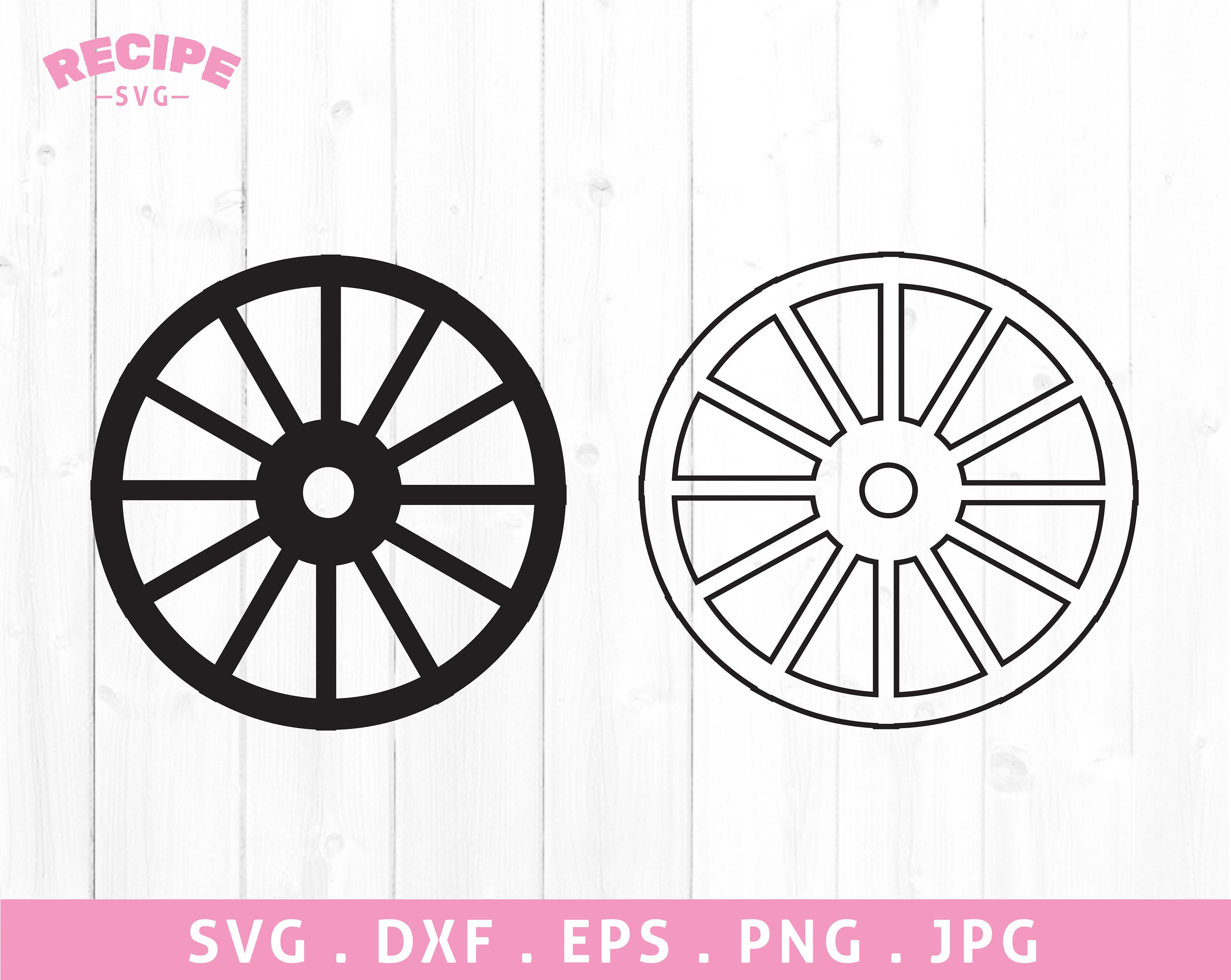 Wagon Wheel Svg, Wagon Wheel Outline Svg, Cart Wheel Png, Farm Wagon Svg, Wagon  Wheel Clipart, Eps, Svg, Dxf, Png, Jpg - Etsy