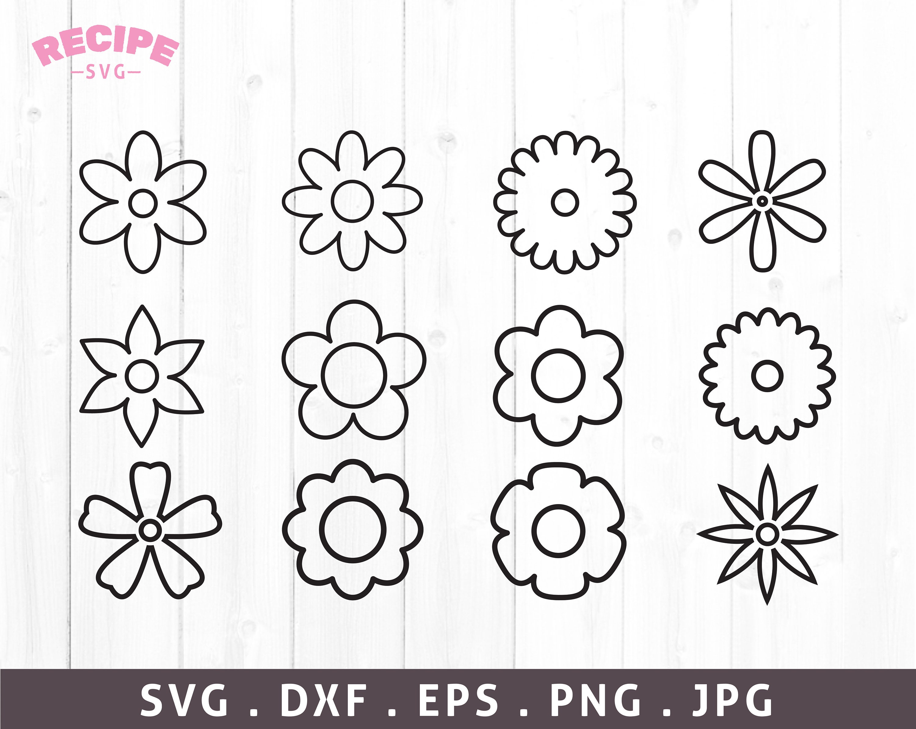 Flowers Bundle Outline Svg Retro Flowers Svg Flowers Png - Etsy Flowers Bundle Outline Svg Retro Flowers Svg Flowers Png - Etsy