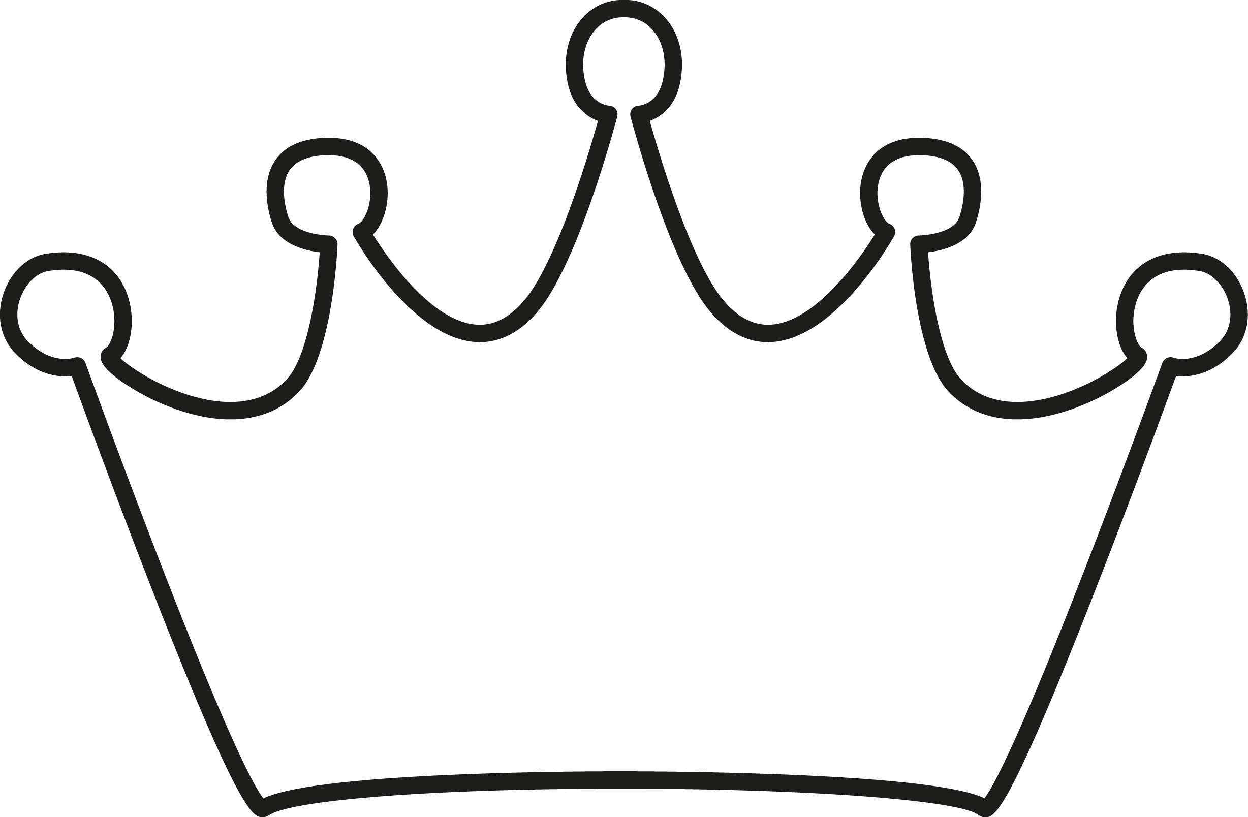 Crown Clip Art Outline