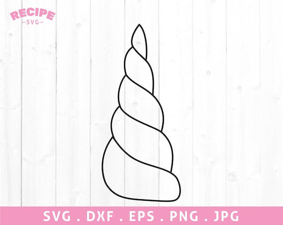 Horn Svg Unicorn Horn Outline Svg Unicorn Svg Unicorn Horn | Etsy
