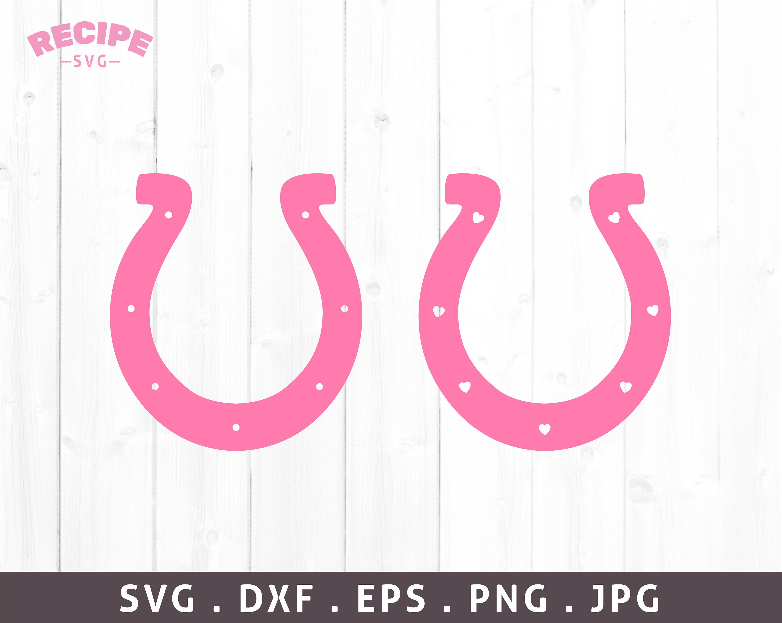Pink Horseshoe Clip Art