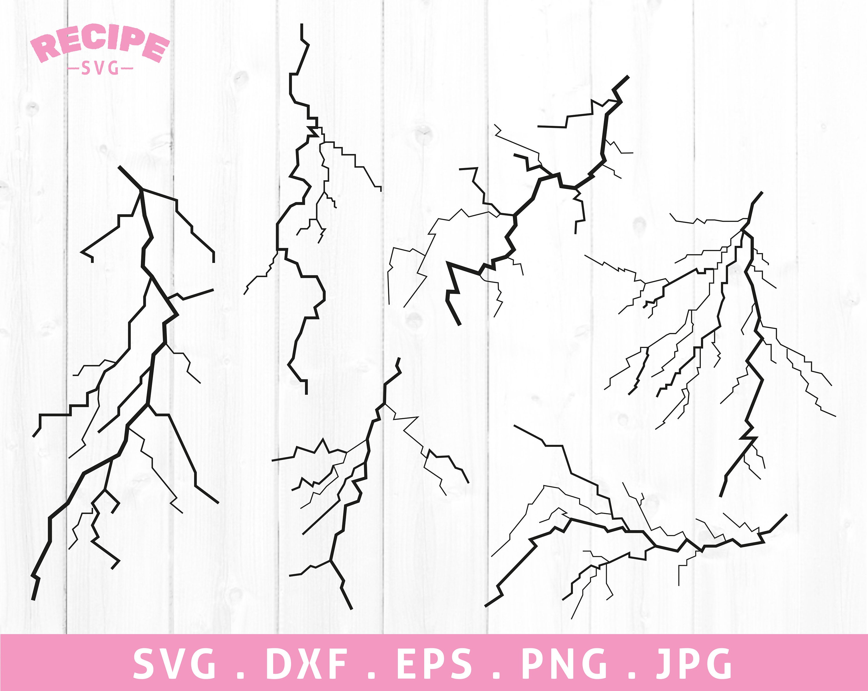 Lightning Svg Wild Lightning Svg Lightning Bolt Svg Flash - Etsy