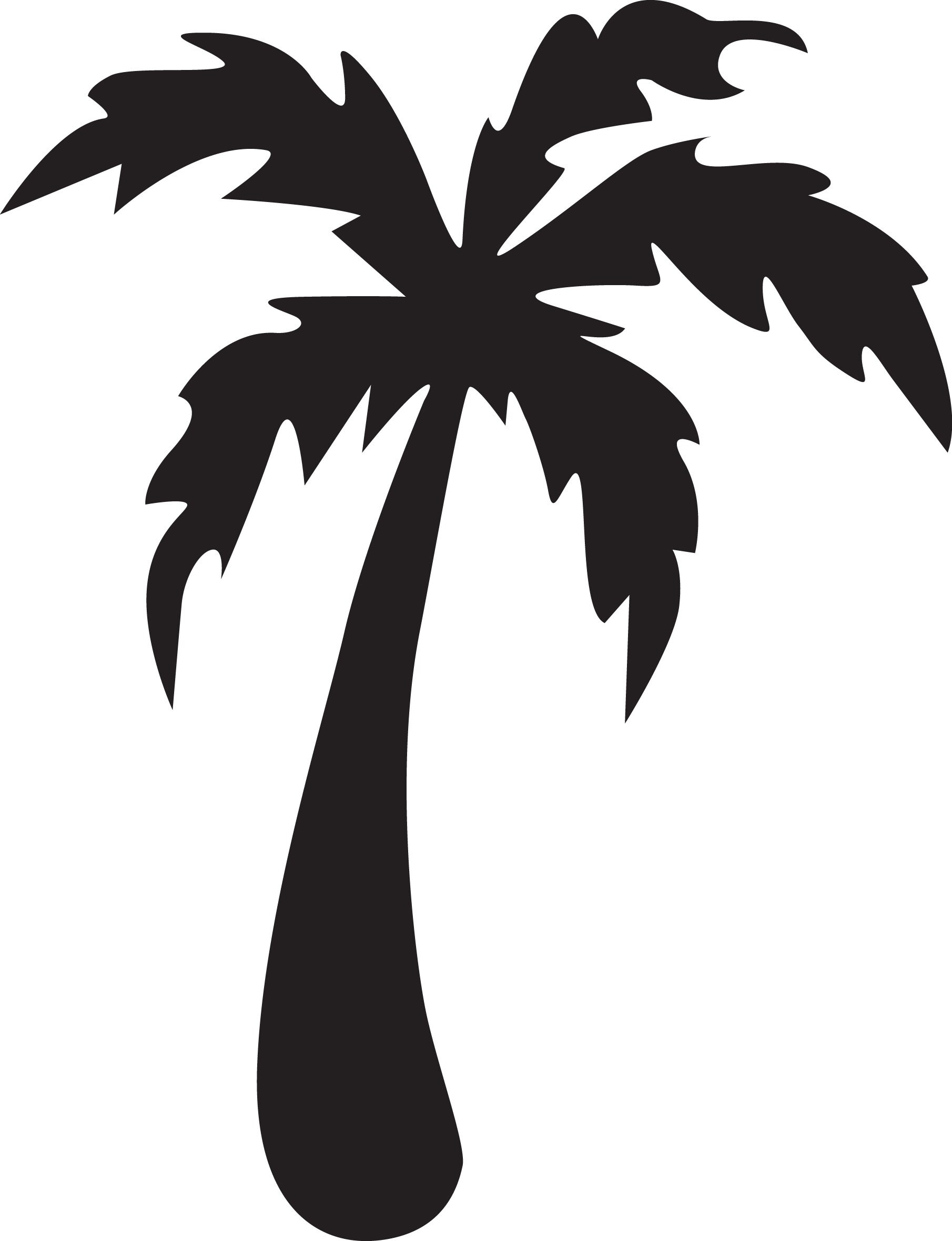 Palm Tree Svg Palm Outline Svg Beach Svgtropical Svg Plant - Etsy