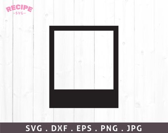 Polaroid Frame Svg Etsy