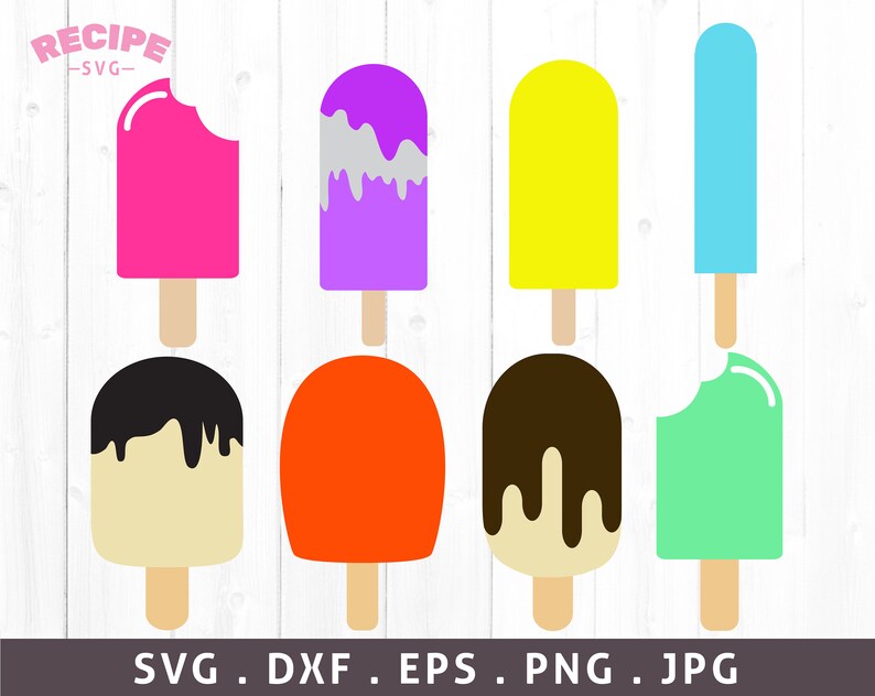 Popsicle Svg Ice Cream Svg Summer Svg Popsicle Frozen Svg | Etsy