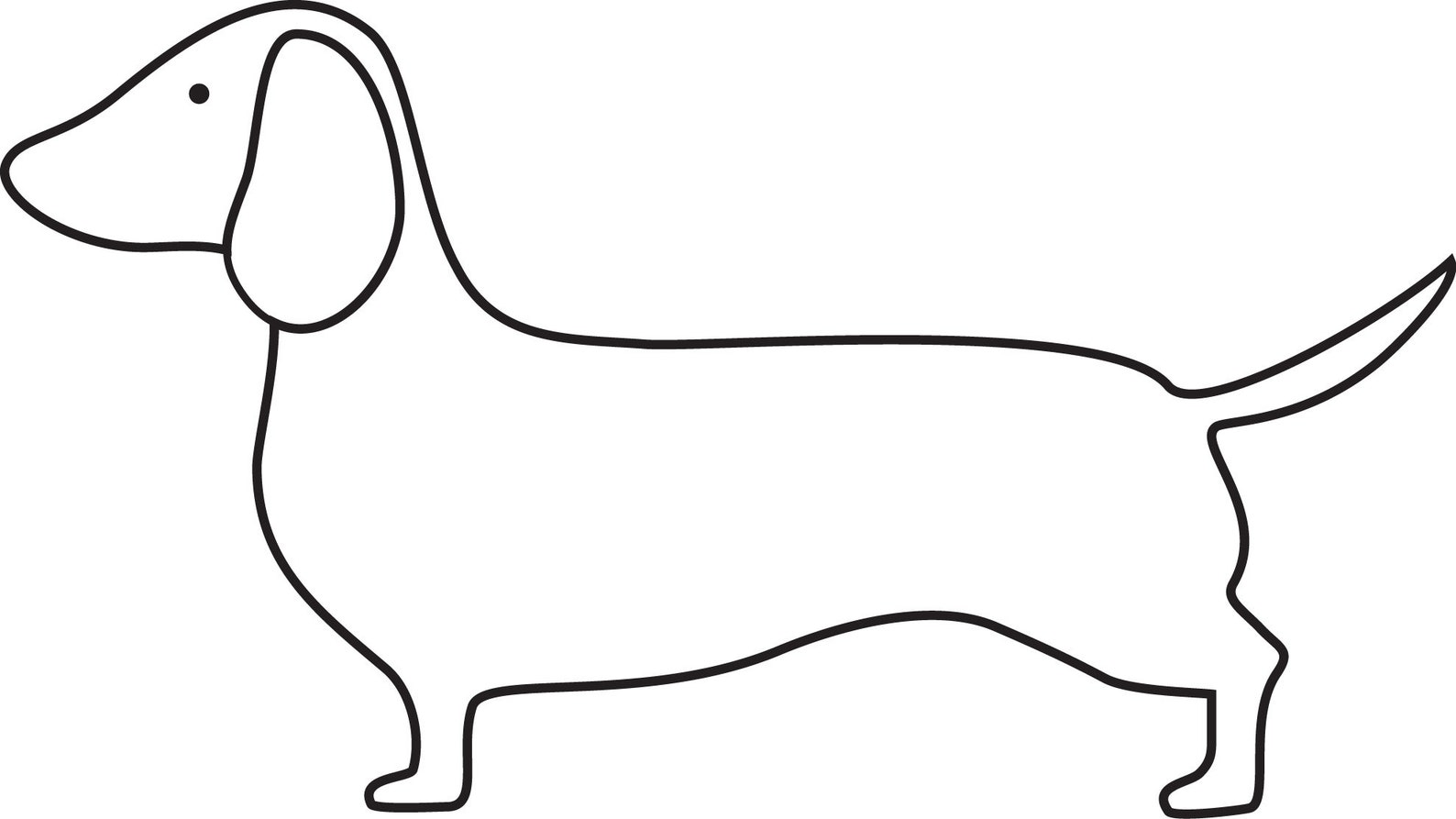 Dackel svg Schwarzer Dackel svg Dackel svg Dackel Umriss - Etsy Schweiz