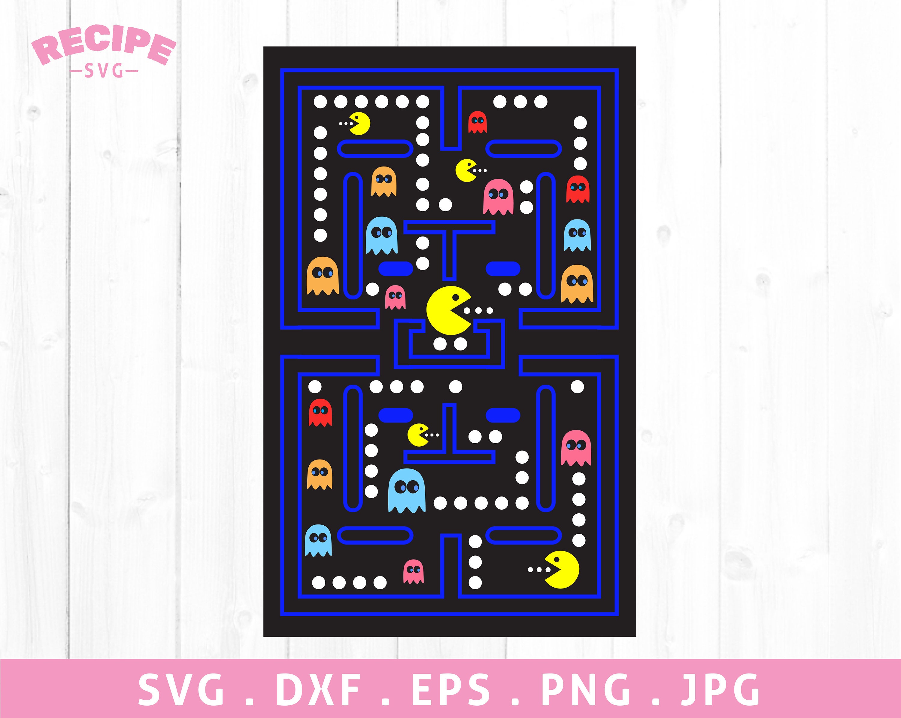 Pac Man Maze - Etsy