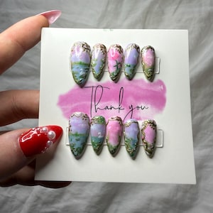 Presse à ongles inspirée de Monet