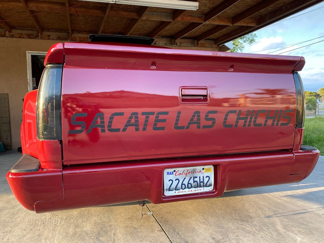 Sacate Las Chichis Tailgate Decal - Etsy