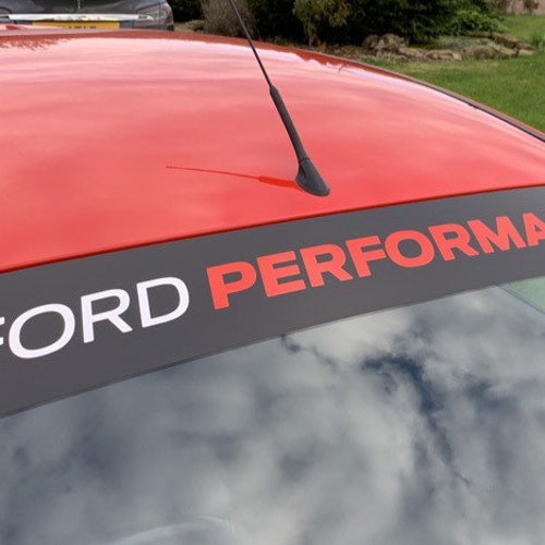 Ford Performance Windshield Banner With Choice of Sun Strip Etsy