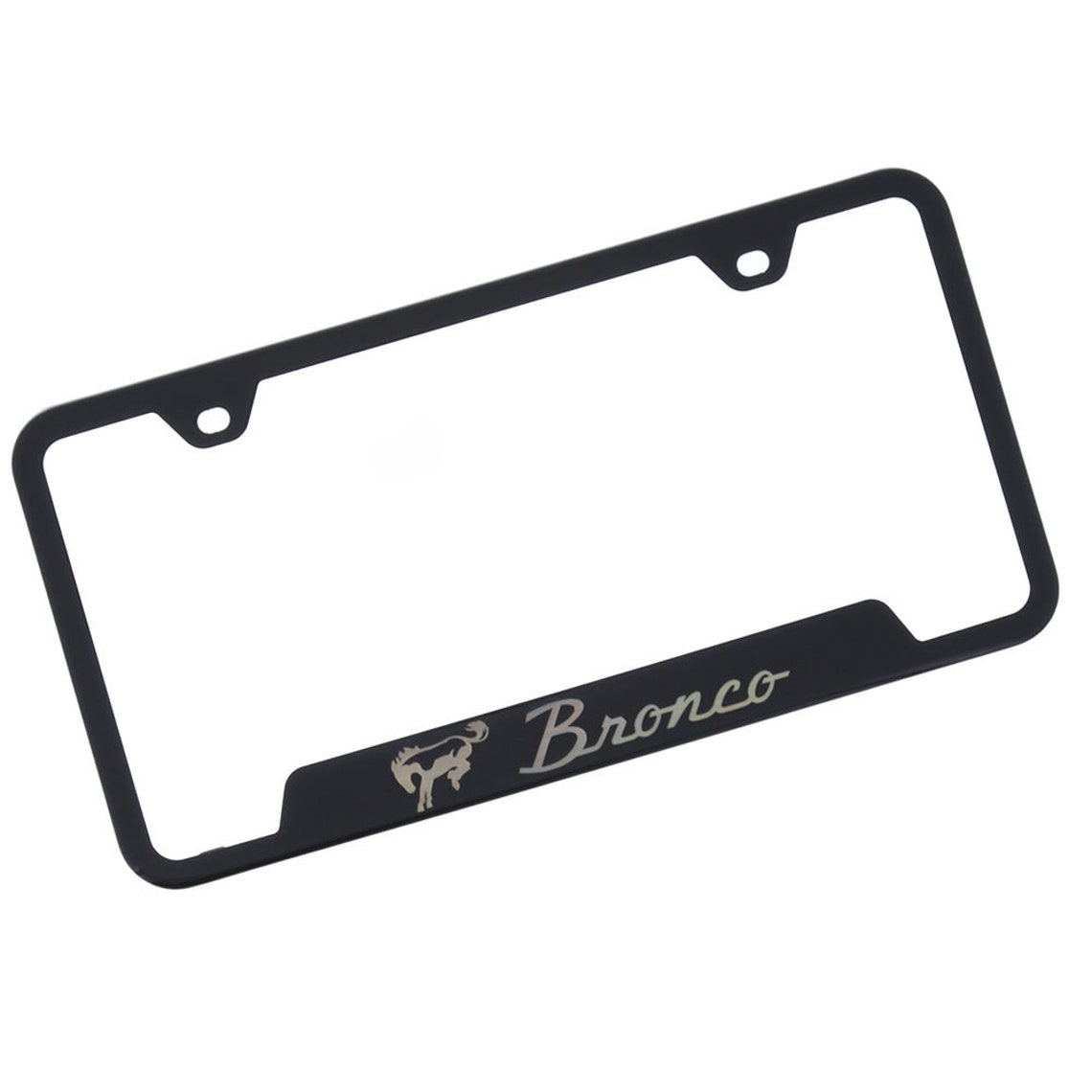 Ford bronco license plate frame black Etsy