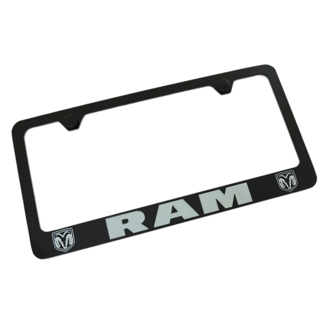 Mopar ram dual logo license plate frame black Etsy