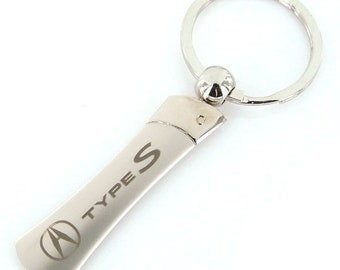 Acura type-s blade key chain (chrome)